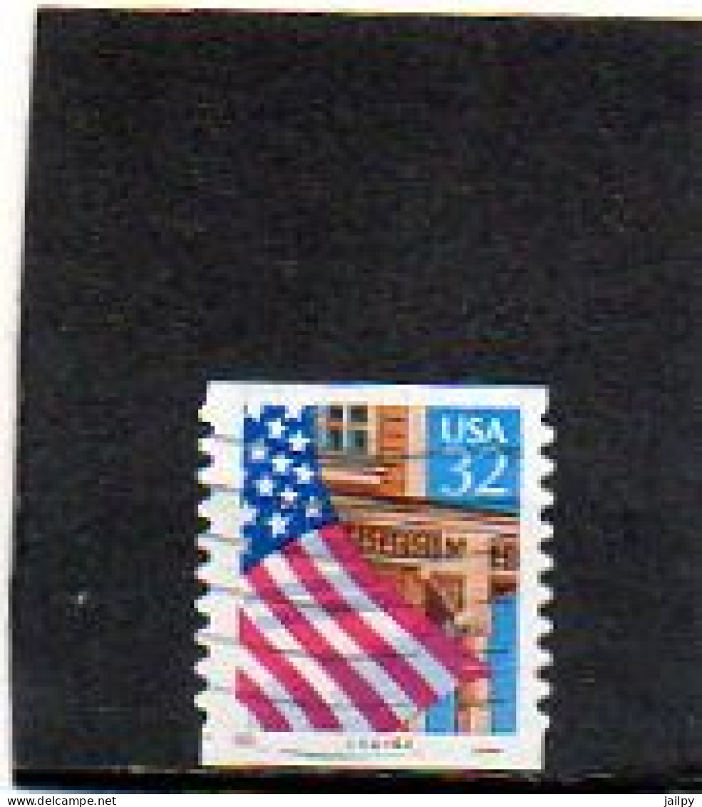 ETATS-UNIS   32 C   1996    Y&T : 2523   Roulette   N°44444A     Oblitéré - Coils (Plate Numbers)