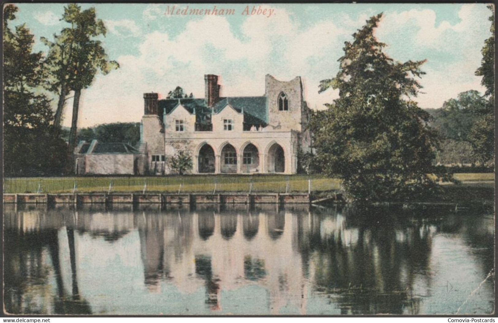 Medmenham Abbey, Buckinghamshire, C.1905-10 -  Millar & Lang Postcard - Printer's Sample - Buckinghamshire