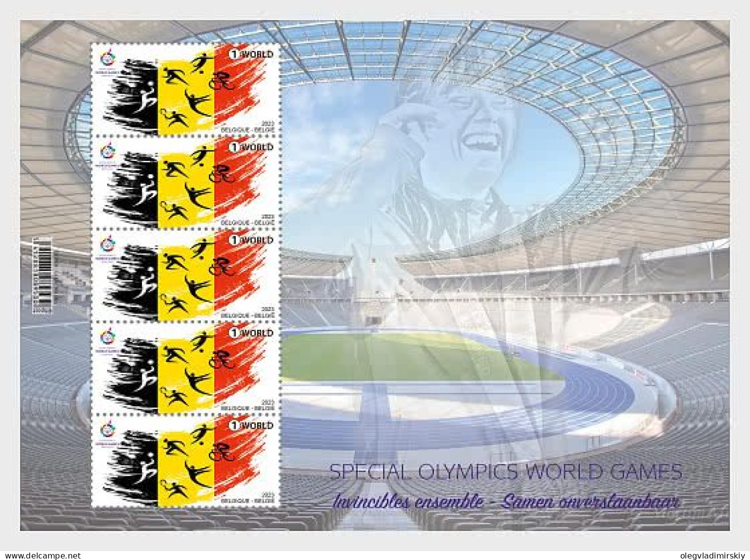 Belgium Belgique Belgien 2023 Special Olympic Games In Berlin Sheetlet Mint - 2021-…