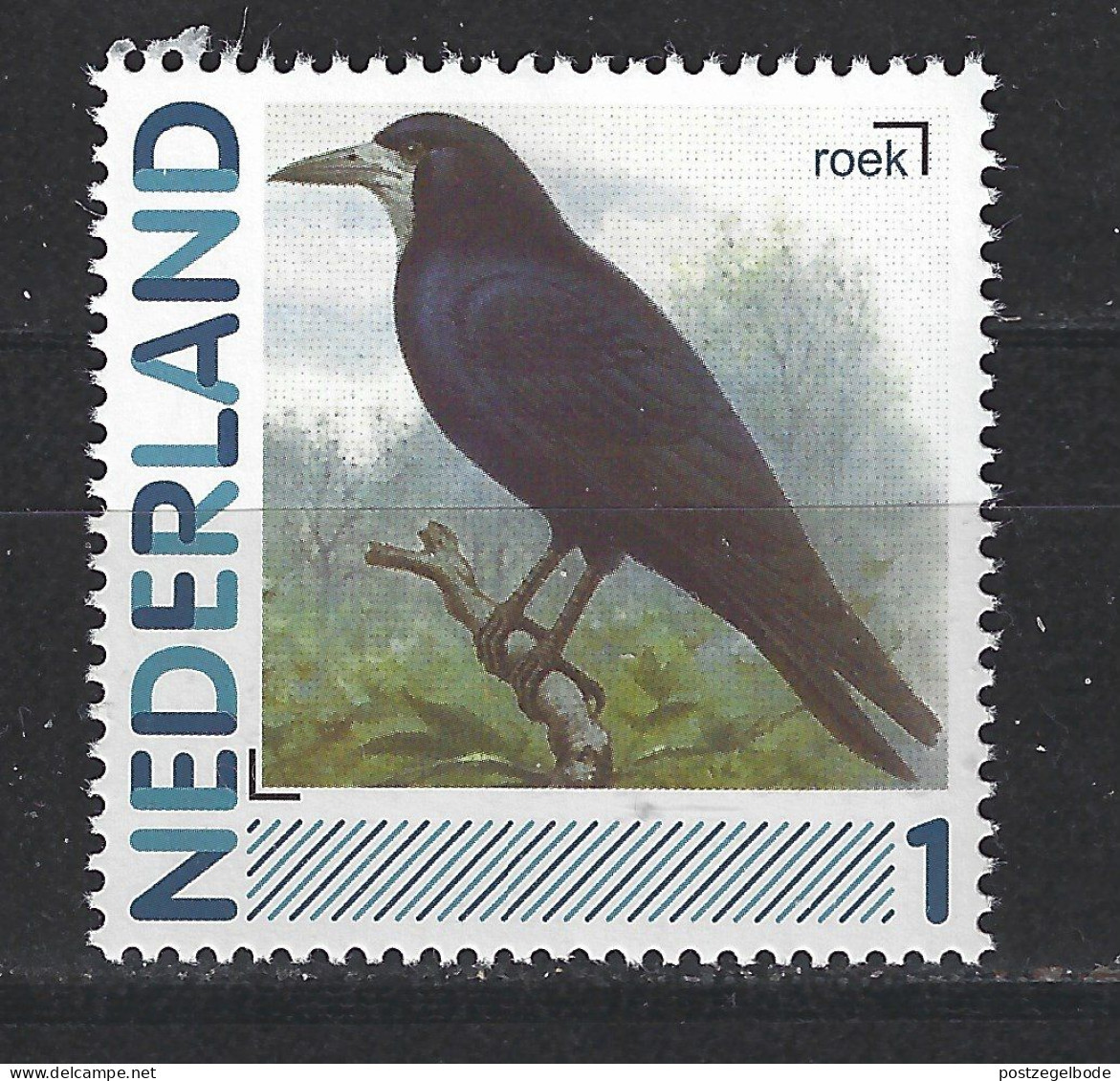 Netherlands Nederland Pays Bas Holanda Niederlande MNH ; Roek Rook Corbeau Freux Graja Vogel Ave Bird Oiseau - Cuckoos & Turacos