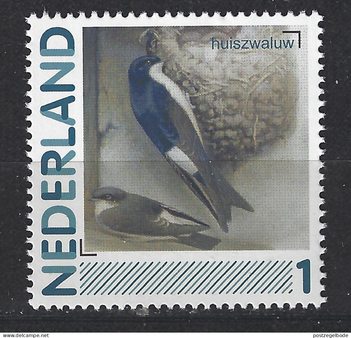 Nederland Netherlands Pays Bas Holanda Niederlande MNH Huis Zwaluw Swallow Hirondelle Golondrina Vogel Bird Ave Oiseaau - Swallows