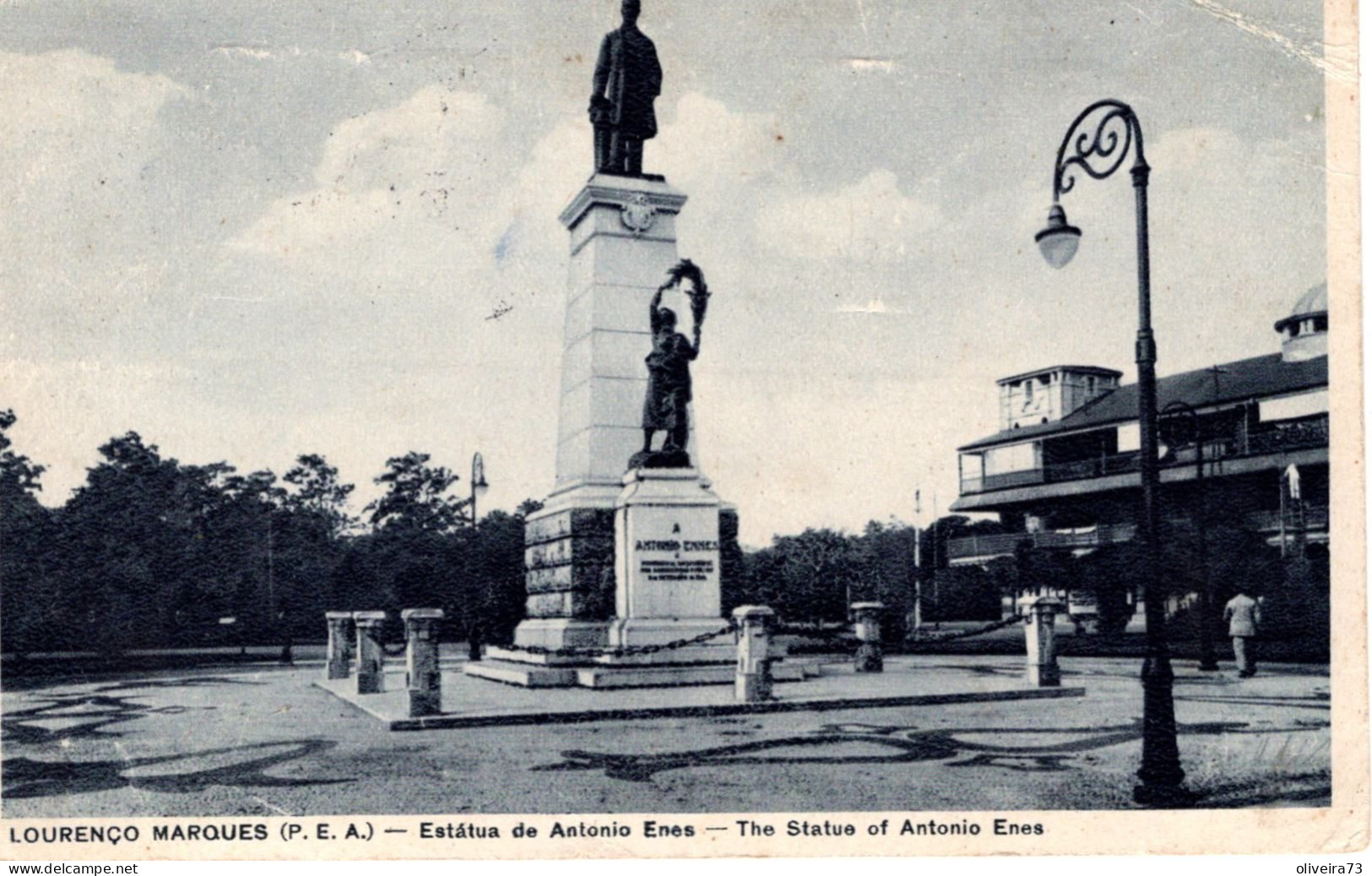 MOÇAMBIQUE - LOURENÇO MARQUES - Estatua De Antonio Enes - Mozambique