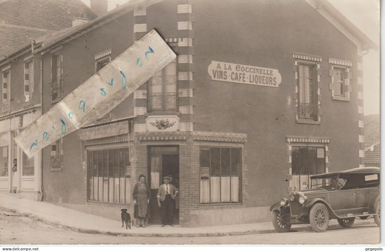 VIRY- CHÂTILLON - A LA COCCINELLE - Vins - Café - Liqueurs (  Carte Photo ) - Viry-Châtillon