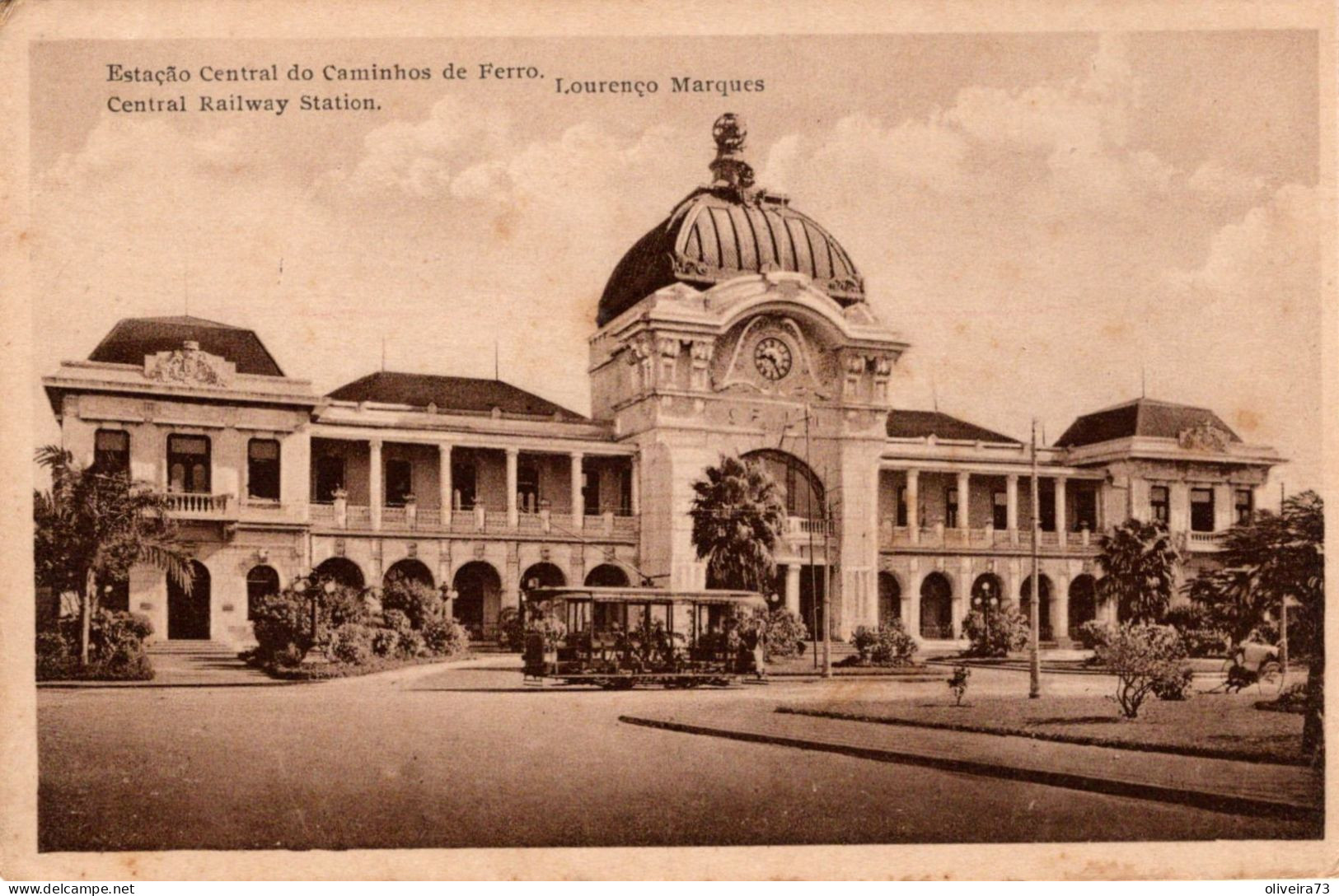 MOÇAMBIQUE - LOURENÇO MARQUES - Estação Central Do Caminho De Ferro - Mozambique