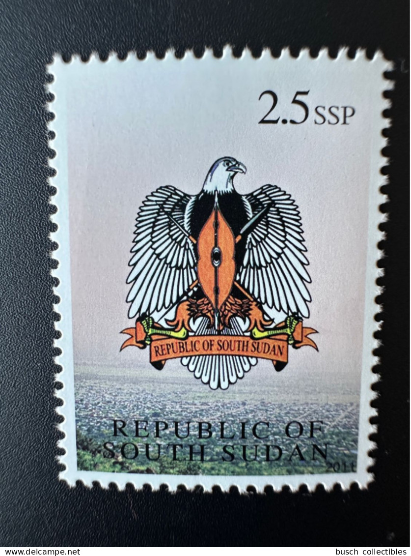 Sud-Soudan South Sudan Südsudan 2011 Mi. II Unissued Non émis 2.5 SSP Coat Of Arm Wappen Armoiries Eagle Aigle Adler - Sud-Soudan