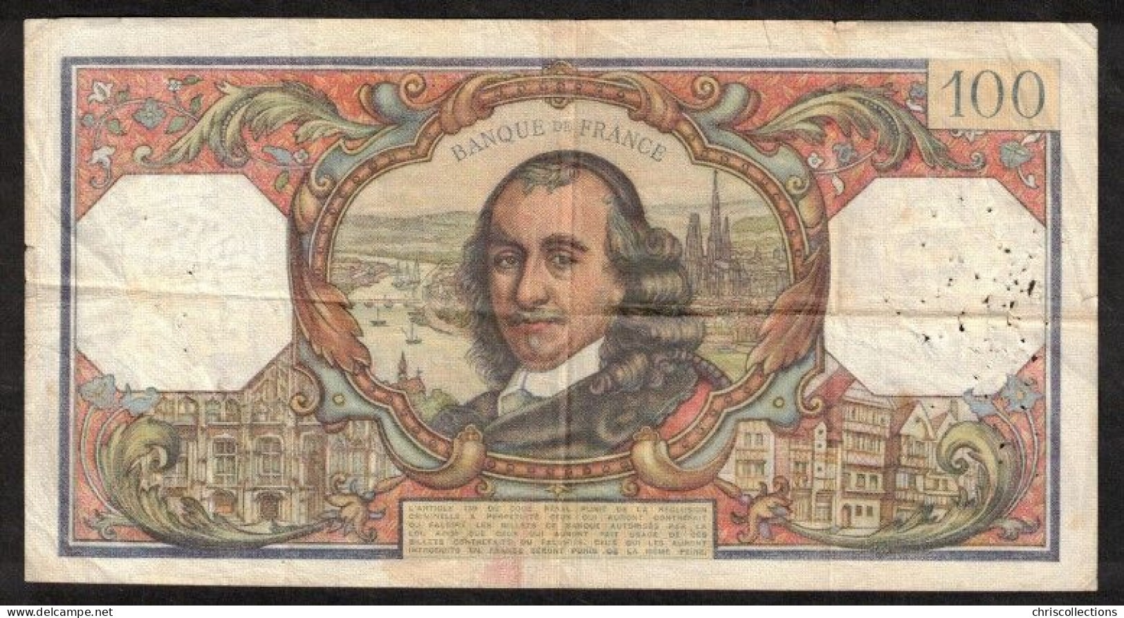 FRANCE - 100 Francs Corneille - 7/10/65 - TB - F. : 65/9 - 100 F 1964-1979 ''Corneille''