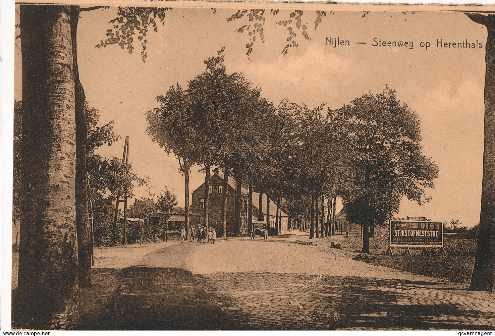 NIJLEN  STEENWEG OP HERENTALS              2 SCANS - Nijlen