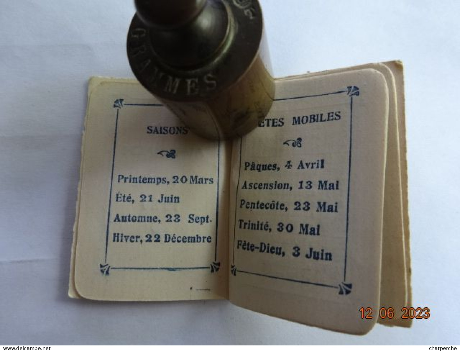 CALENDRIER 1920 L'EVENTEE BALANCOIRE  PHARMACIE DES DEUX MONDES PARIS - Small : 1901-20