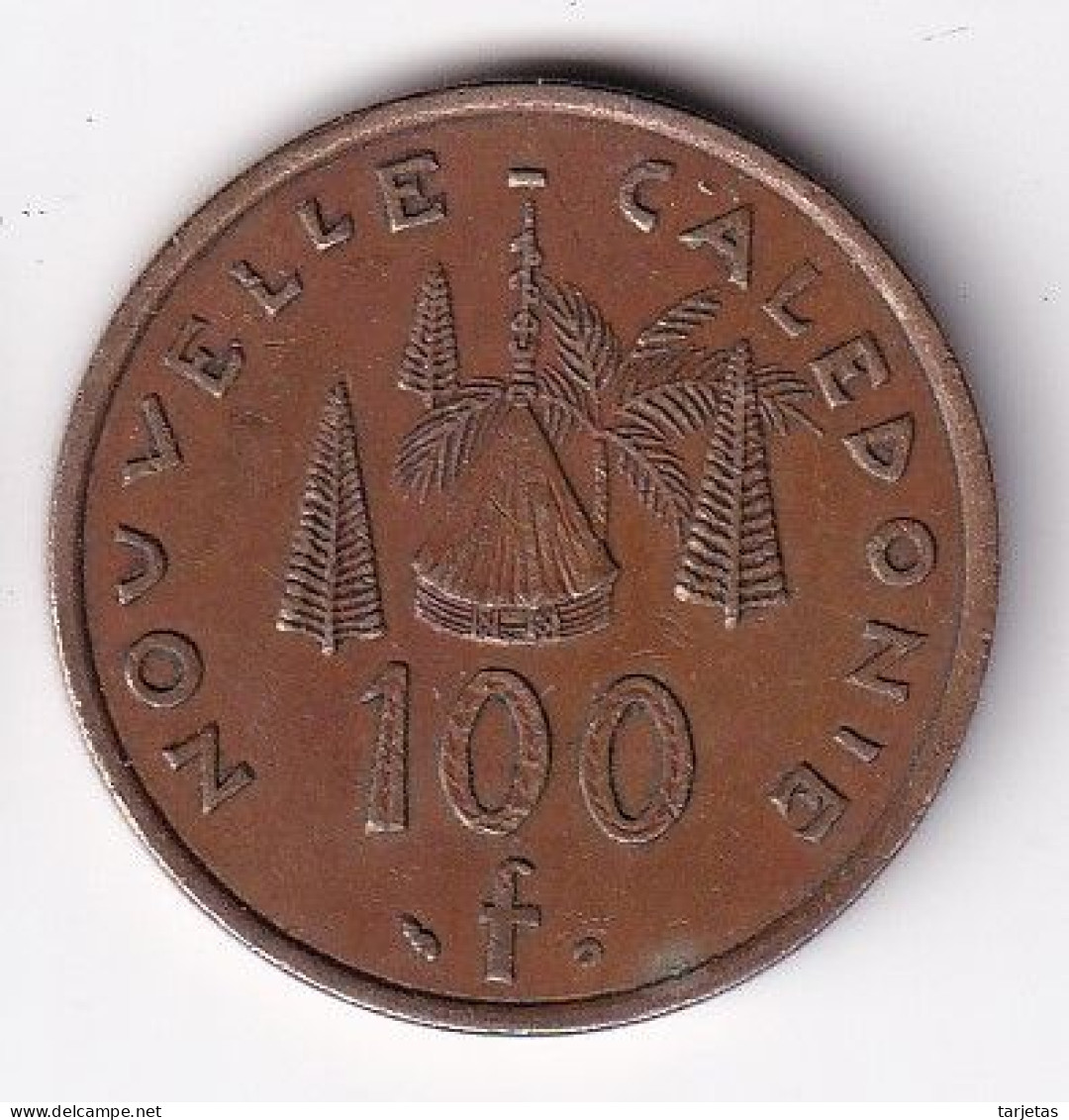 MONEDA DE NUEVA CALEDONIA 100 FRANCS DEL AÑO 2002 (COIN-MONEDA) - Nieuw-Caledonië