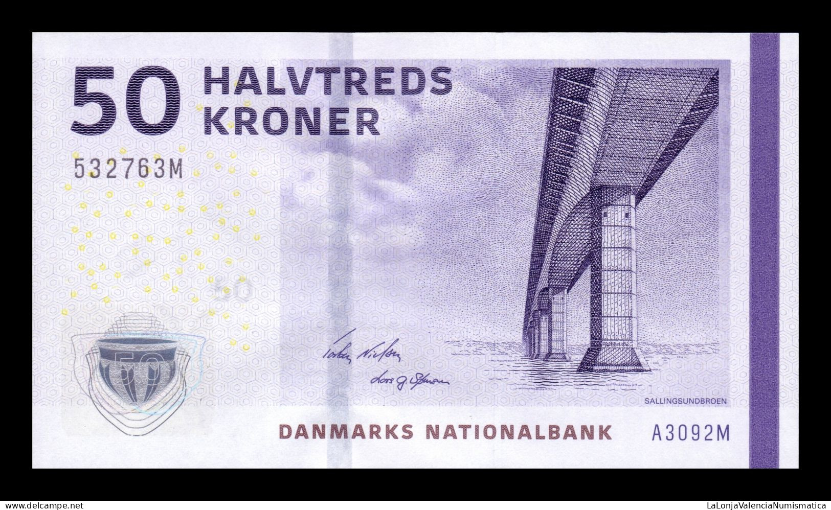 Dinamarca Denmark 50 Kroner 2009 Pick 65a(3) Sc Unc - Denmark