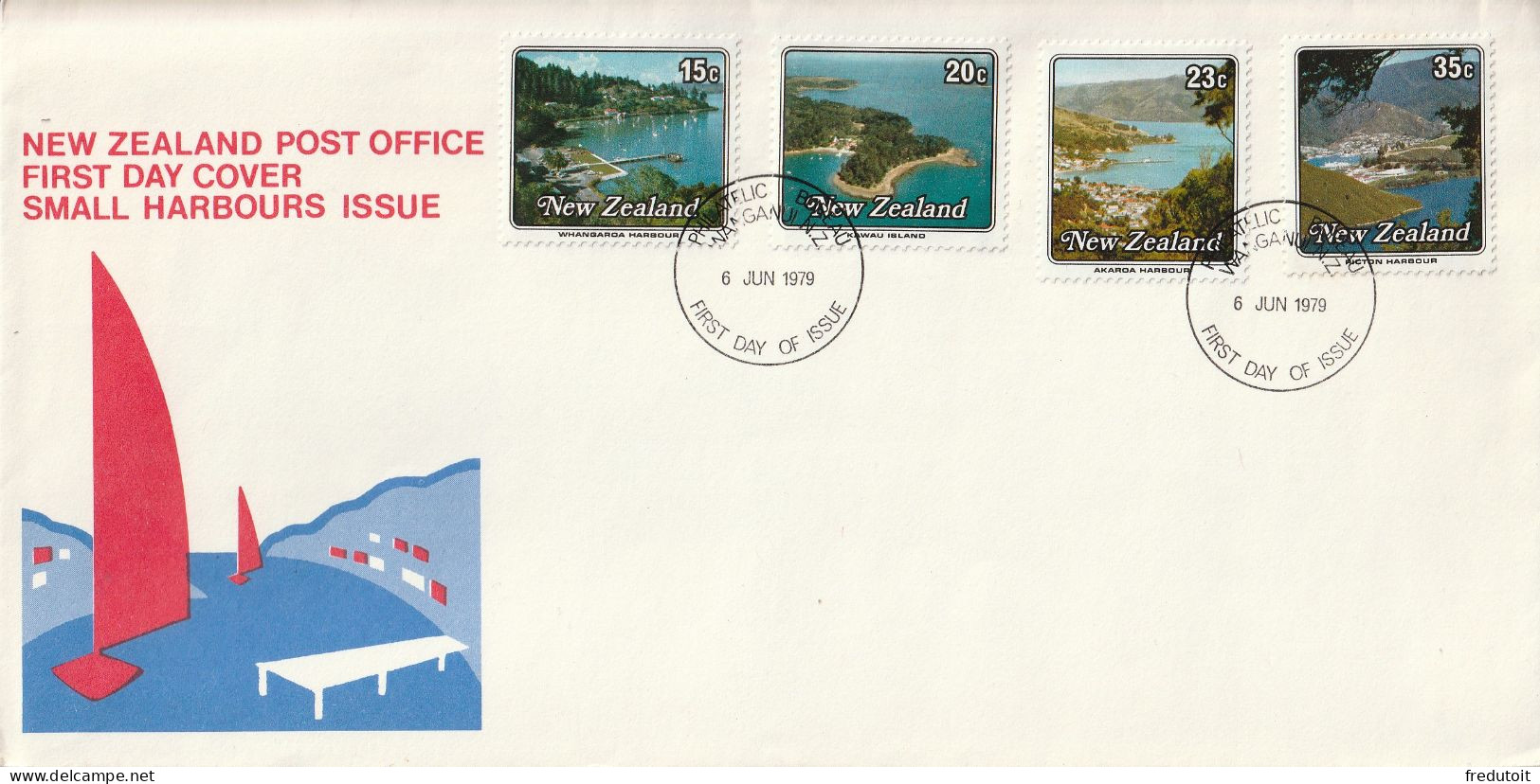 FDC - Nouvelle Zélande - N°741/4 (1979) Tourisme - FDC
