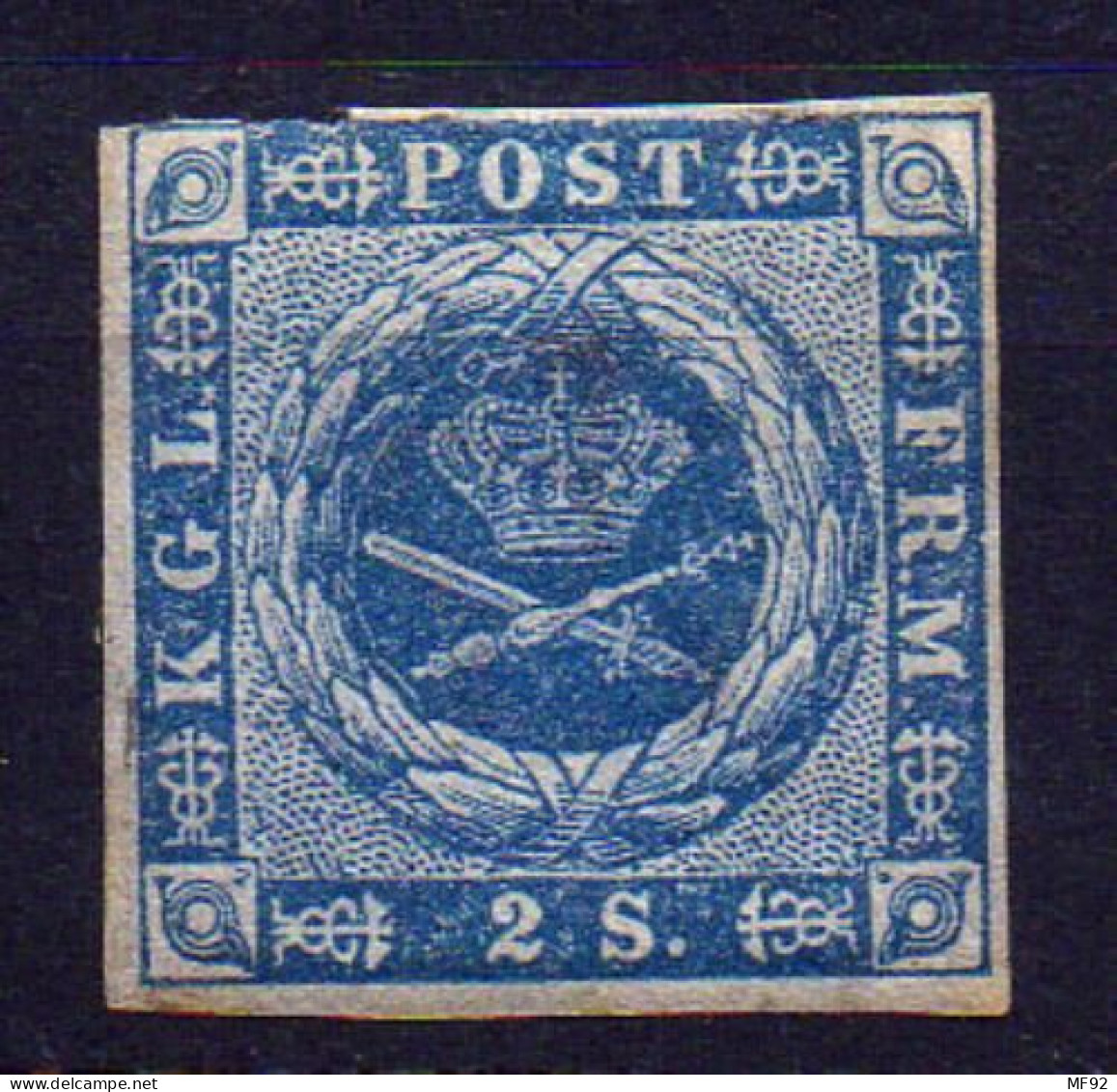 Dinamarca  Nº 3. Año 1854 - Unused Stamps