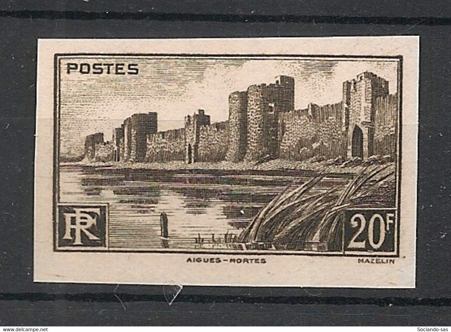 FRANCE - 1941 - N°Yv. 501 - Aigues Mortes - Non Dentelé / Imperf. - Neuf Luxe ** / MNH - 1941-1950