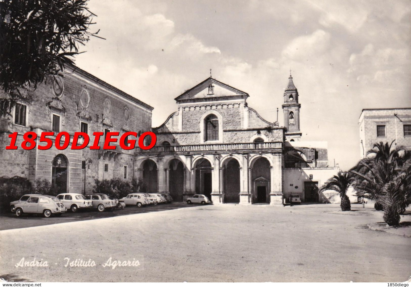 ANDRIA - ISTITUTO AGRARIO F/GRANDE VIAGGIATA 1963  ANIMAZIONE - Andria