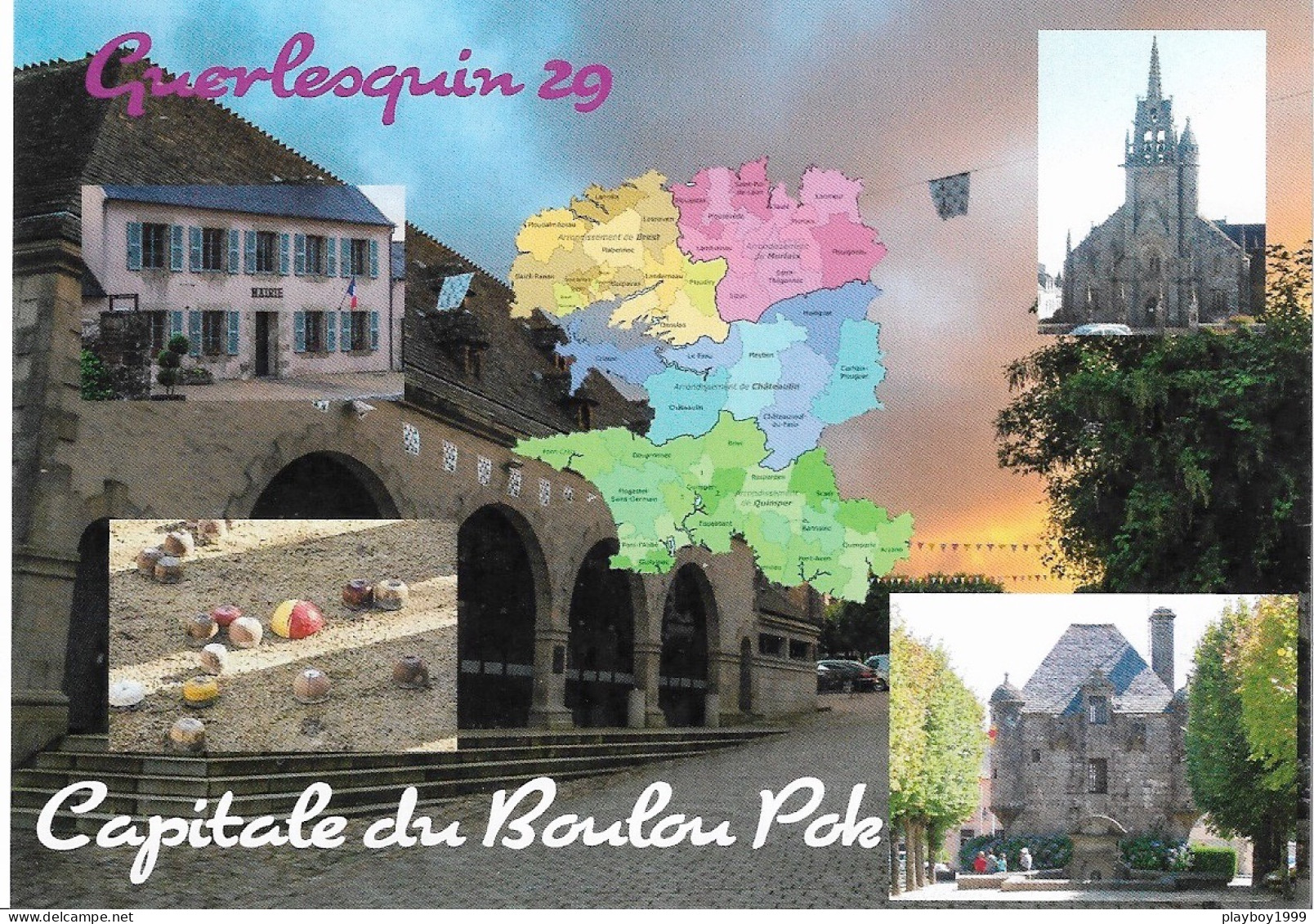 29 - GUERLESQUIN - Capitale Du Boulou Pok - Cpm - Vierge - - Guerlesquin