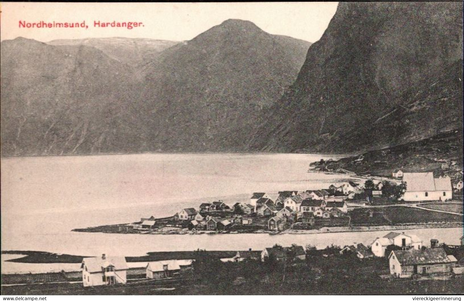 ! Alte Ansichtskarte Hardanger, Nordheimsund, Norwegen, Norway - Norvège