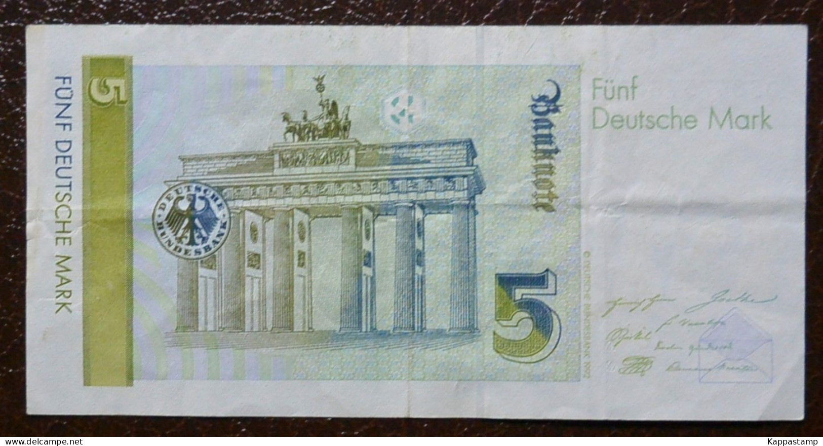 5 Marki 1/8/1991.Pick-37 VF (B/1-17 - 5 Deutsche Mark