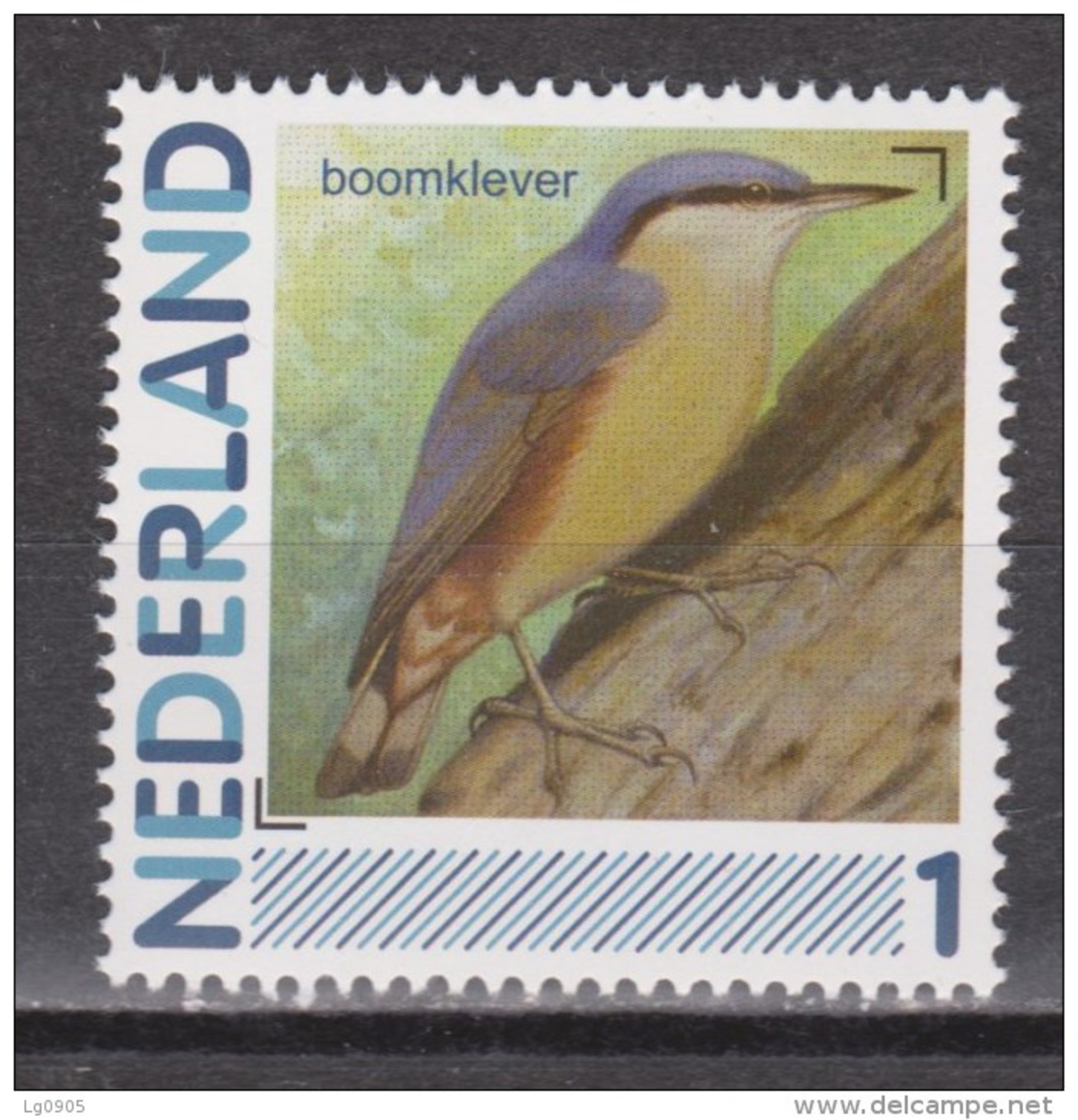 Netherlands Nederland Niederlande Pays Bas Holanda MNH; Boomklever Nuthatch Sittelle Porchepot Vogel Bird Ave Oiseau - Spechten En Klimvogels