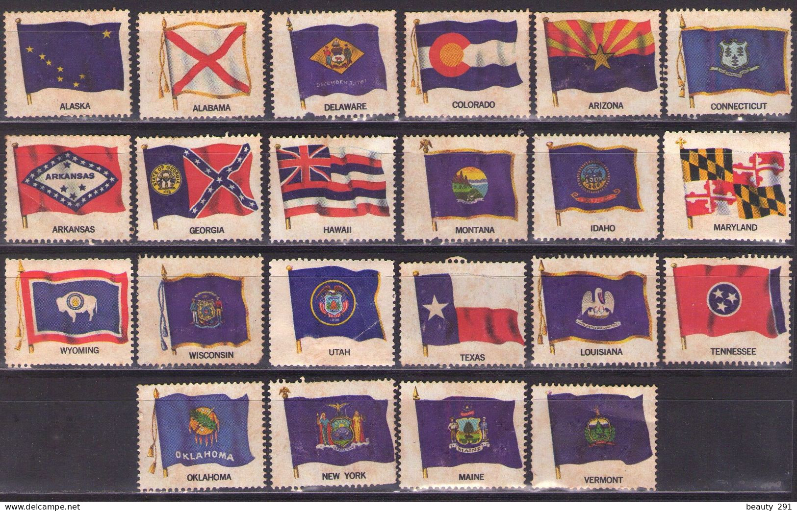 USA - American State Flags LOT MH* - Zonder Classificatie