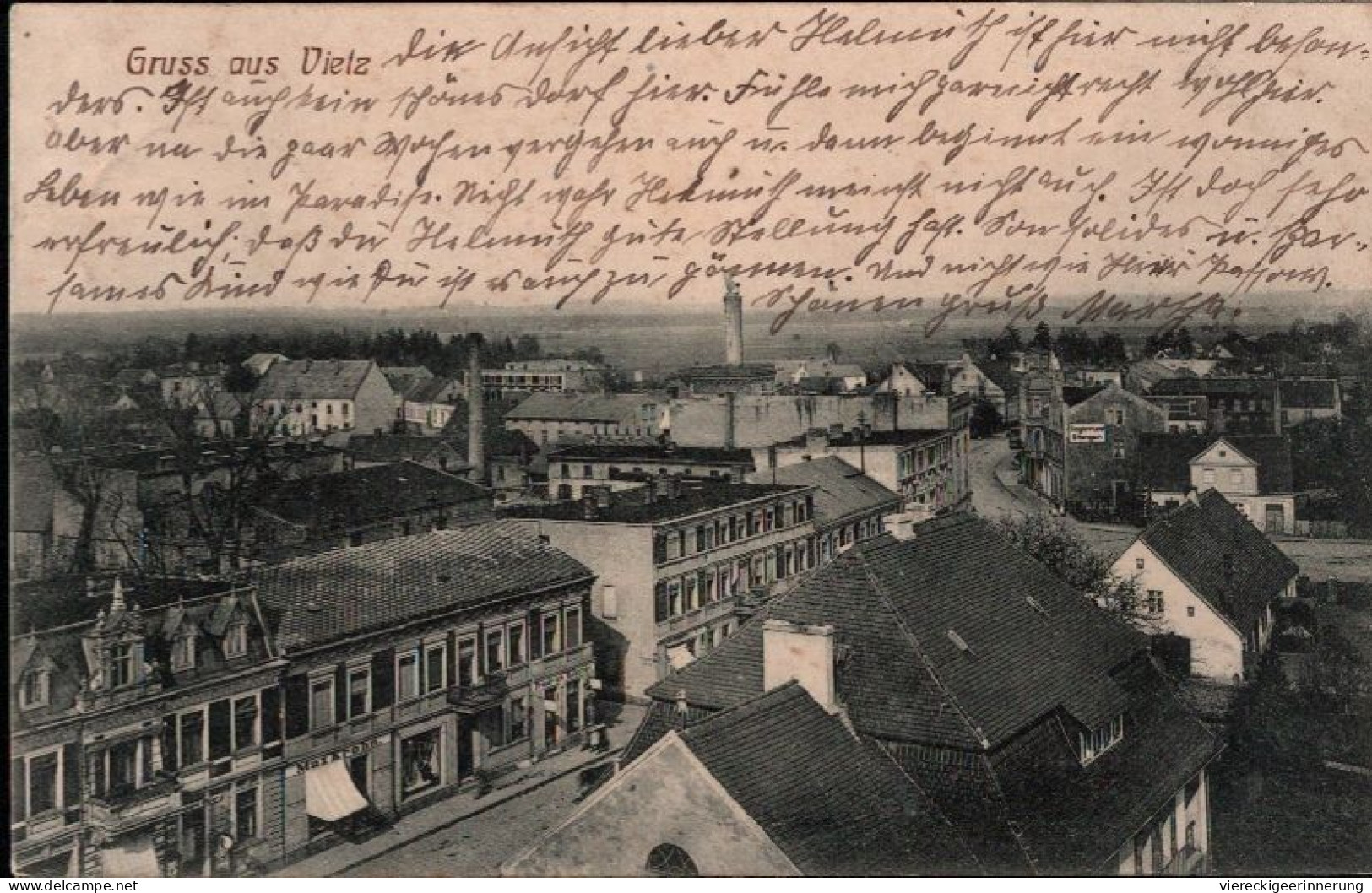 ! Alte Ansichtskarte Gruss Aus Vietz, Landkreis Landsberg (Warthe), 1913 - Pologne
