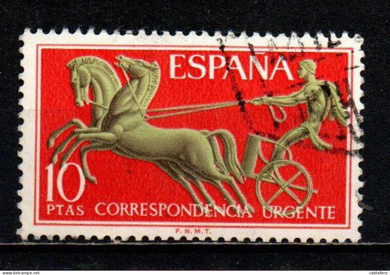 SPAGNA - 1971 - BIGA - USATO - Eilbriefmarken