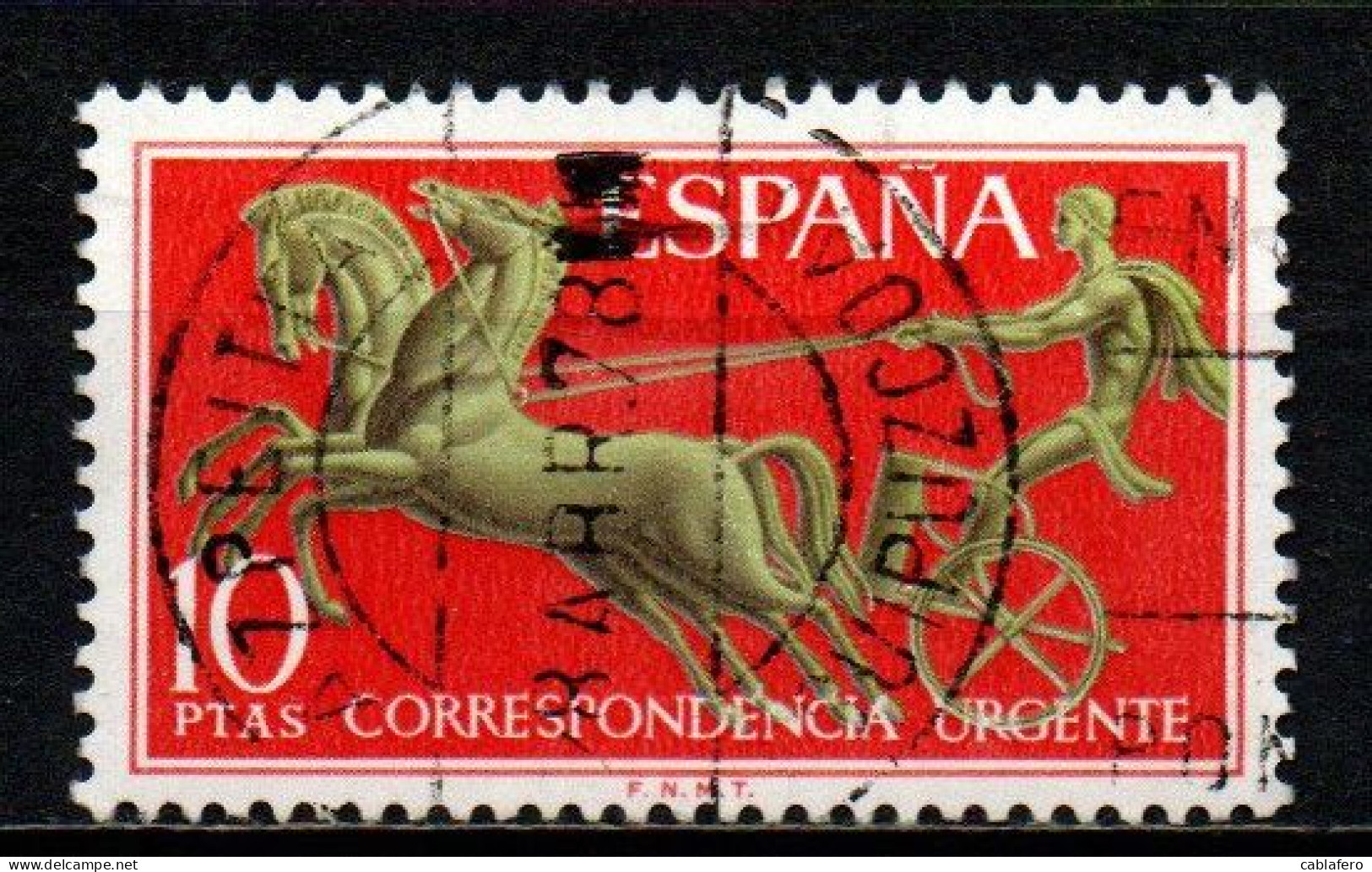 SPAGNA - 1971 - BIGA - USATO - Correo Urgente