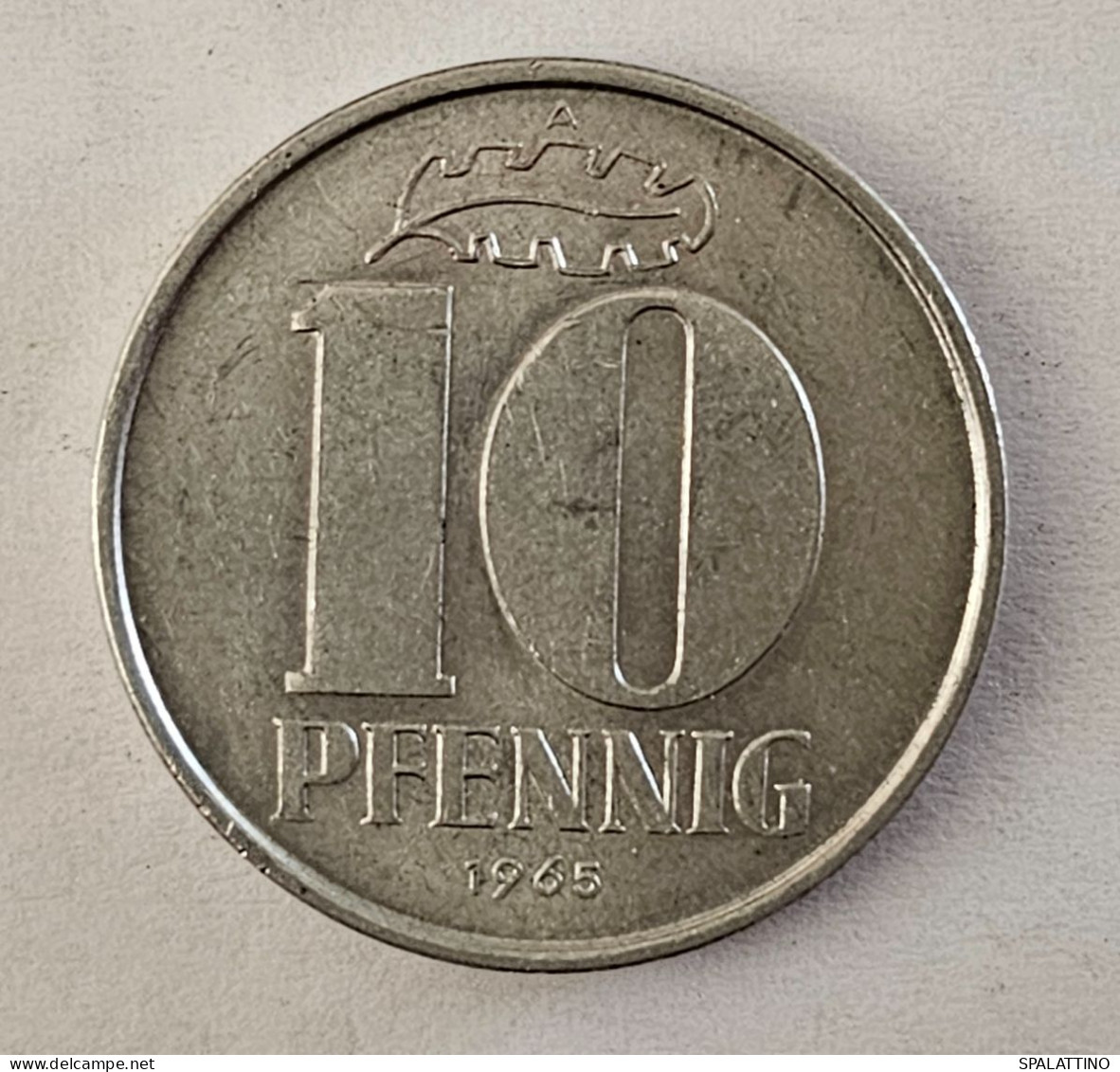 GDR- 10 PFENNIG 1965. - 10 Pfennig
