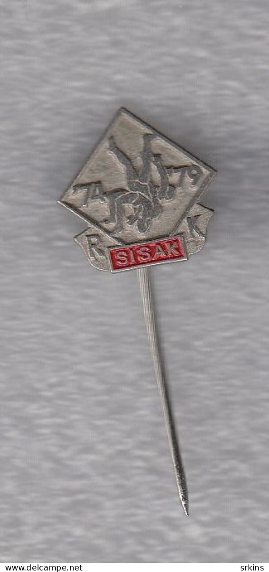 Pin Badge Wrestling Club Sisak Croatia Yugoslavia Luttes - Lucha