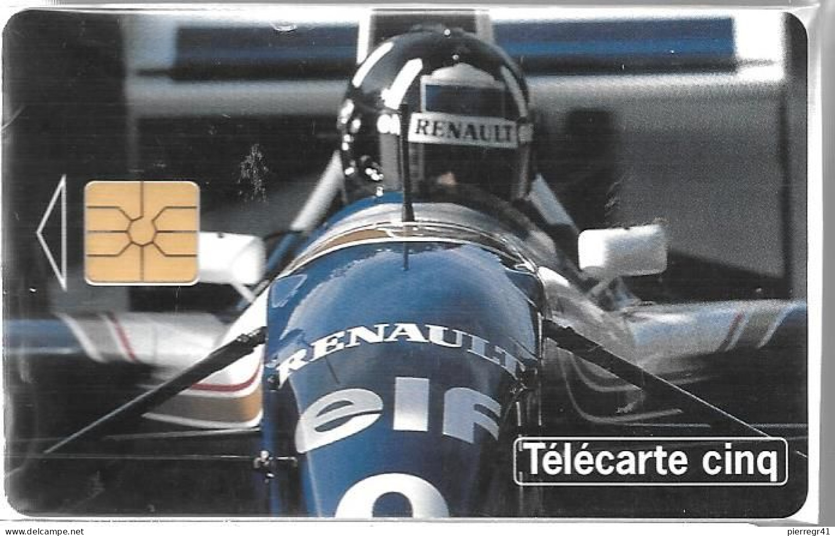 CARTE-FR-PRIVEE-Gn34-GEMA-06/94-2e Logo-RENAULT SPORT F1-VOITURE-V°Série 5002-NSB Spécial Renault Code Barres-- TBE-LUXE - 5 Eenheden