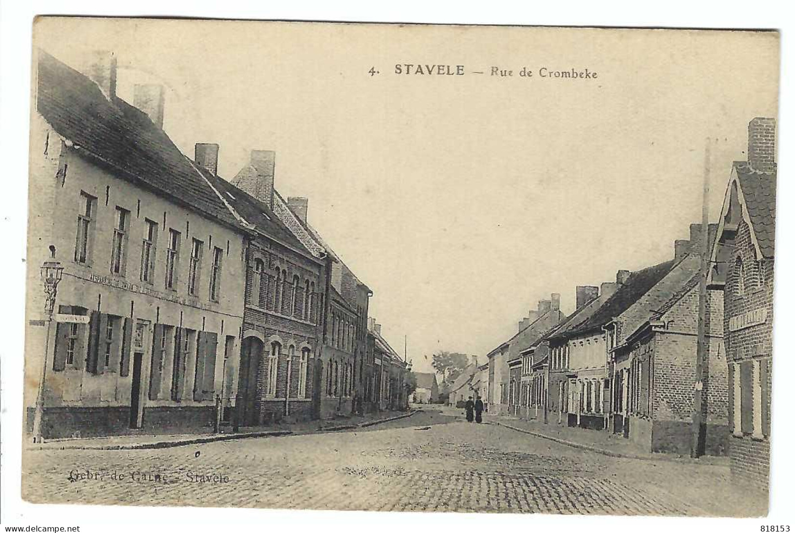4  STAVELE -   Rue De Crombeke 1920 - Alveringem