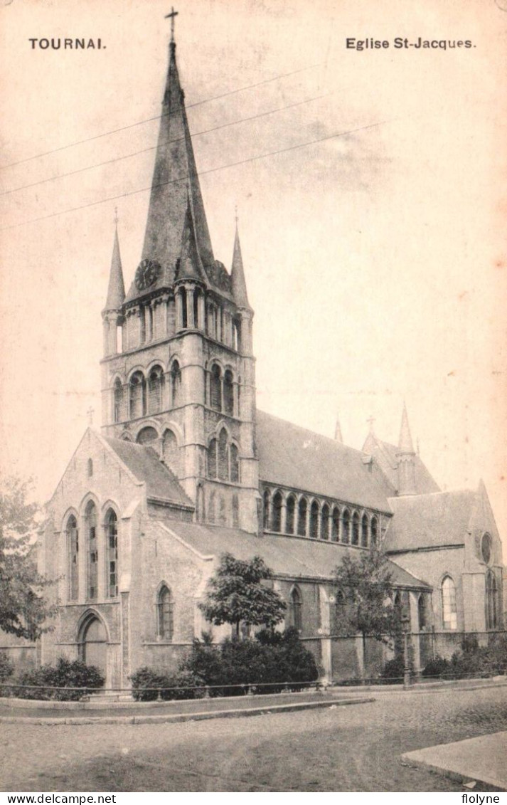 Tournai - Place , église Saint Jacques - Belgique Belgium - Doornik