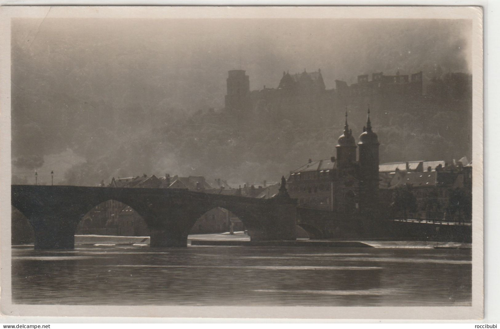 Heidelberg, Alte Neckarbrücke U. Schloss, Morgenstimmung, Baden-Württemberg - Heidelberg