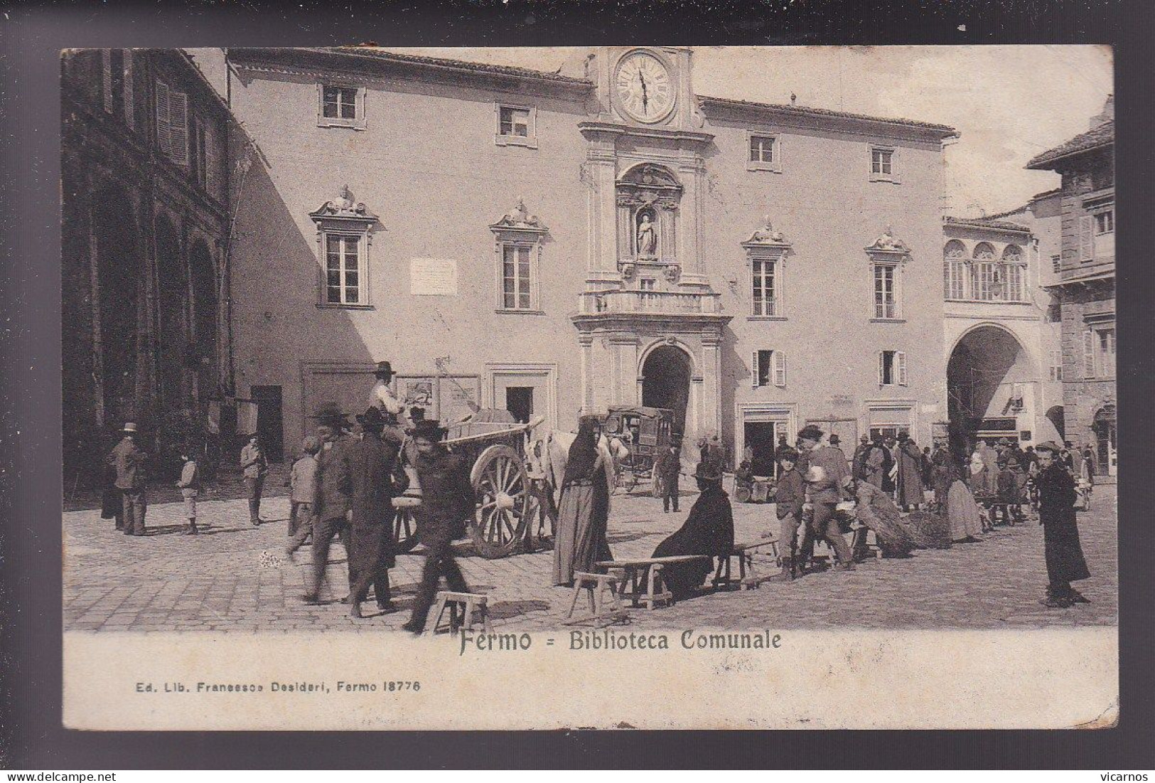 CP  ITALIE FERMO Biblioteca  Comunale - Fermo