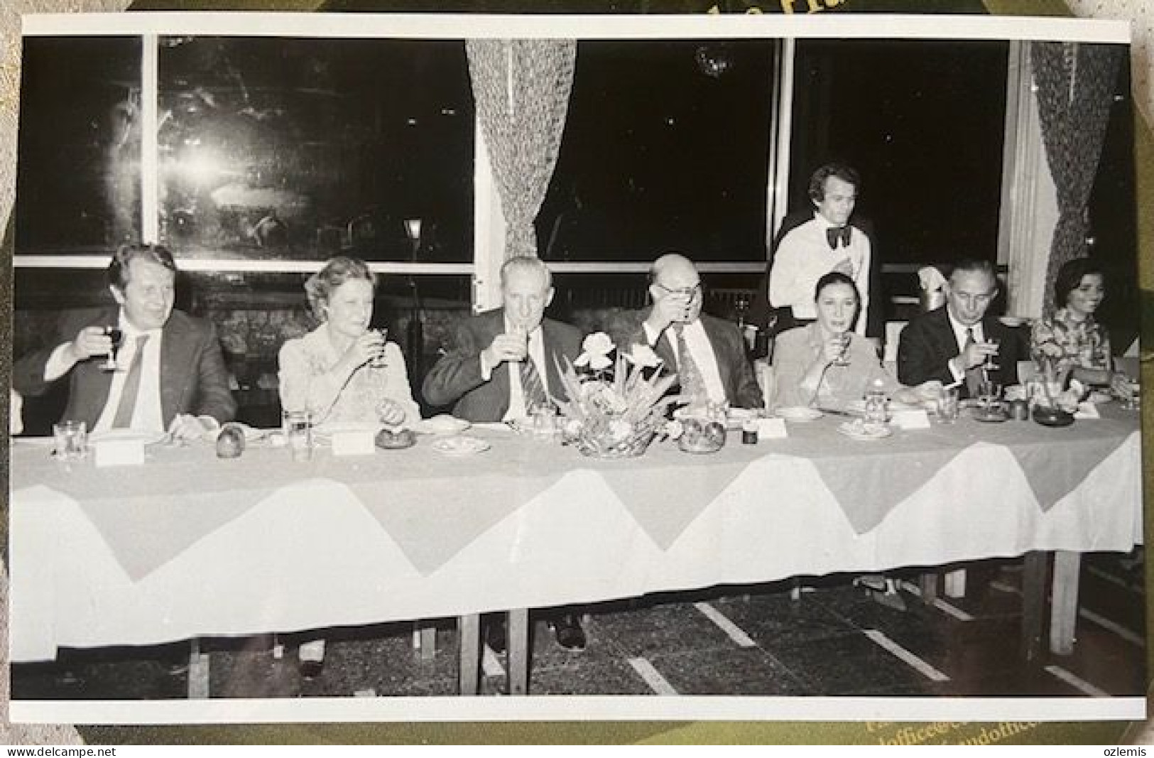 RAUF DENKTAS ,PRESIDENT OF NORTHERN CYPRUS ,TURKISH POLITICIAN ,RAUF DENKTAS,VINTAGE ORGINAL PHOTO - Chypre