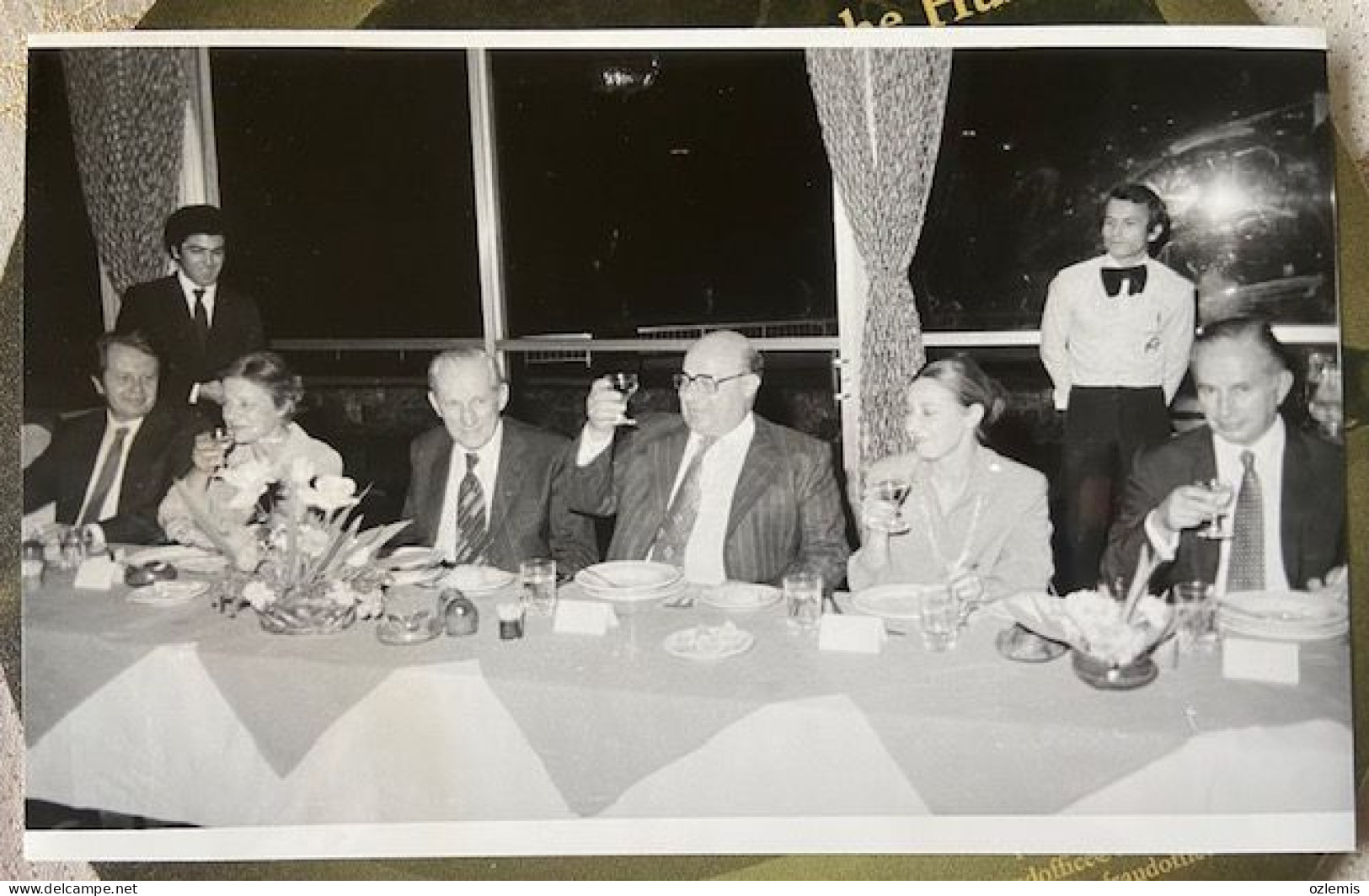 RAUF DENKTAS ,PRESIDENT OF NORTHERN CYPRUS ,TURKISH POLITICIAN ,RAUF DENKTAS,VINTAGE ORGINAL PHOTO - Chypre