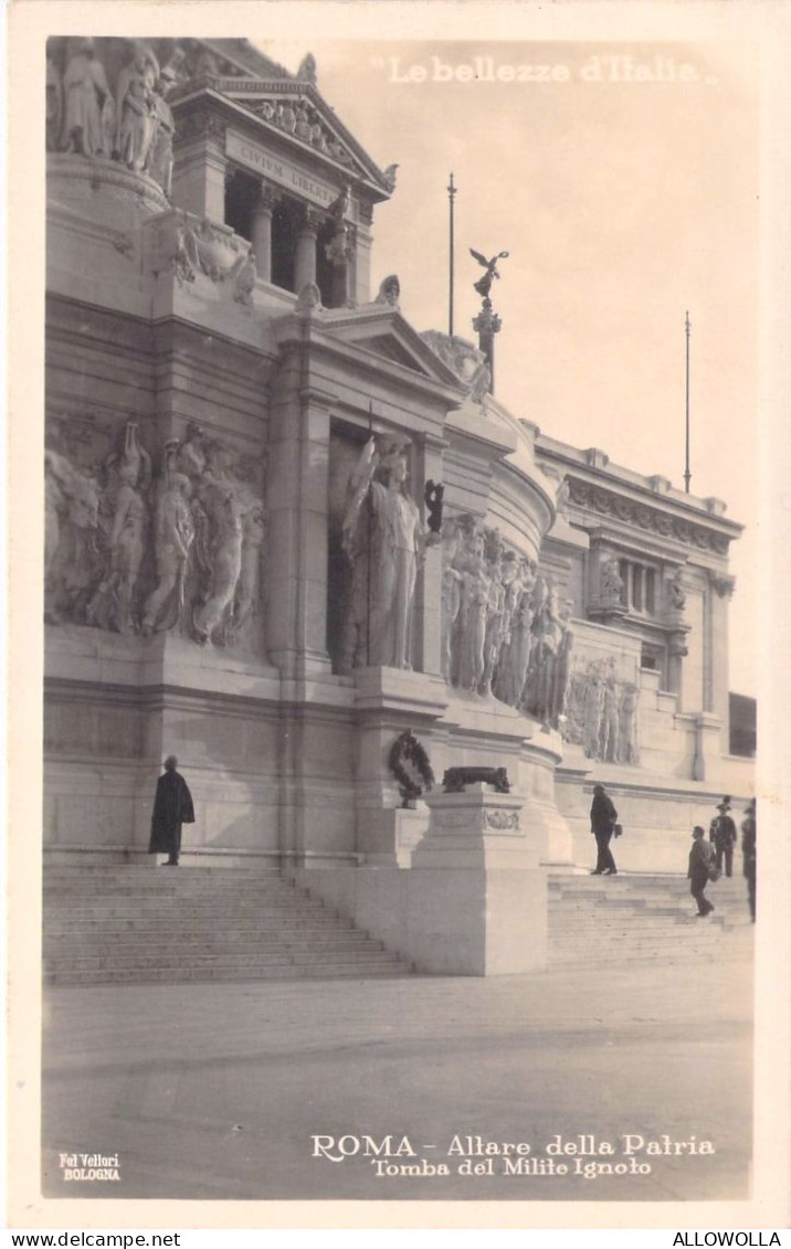 21024 " ROMA-ALTARE DELLA PATRIA " ANIMATA-VERA FOTO-CARTOLINA POSTALE NON SPED. - Altare Della Patria