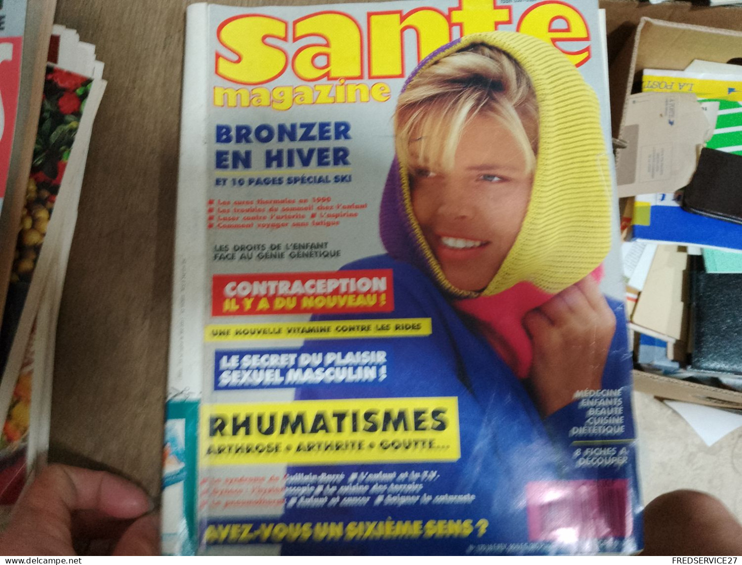 117 //  SANTE MAGAZINE / 1990 / BRONZER EN HIVER / CONTRACEPTION / RHUMATIMES  / AVEZ-VOUS UN SIXIEME SENS ? - Medicina & Salud