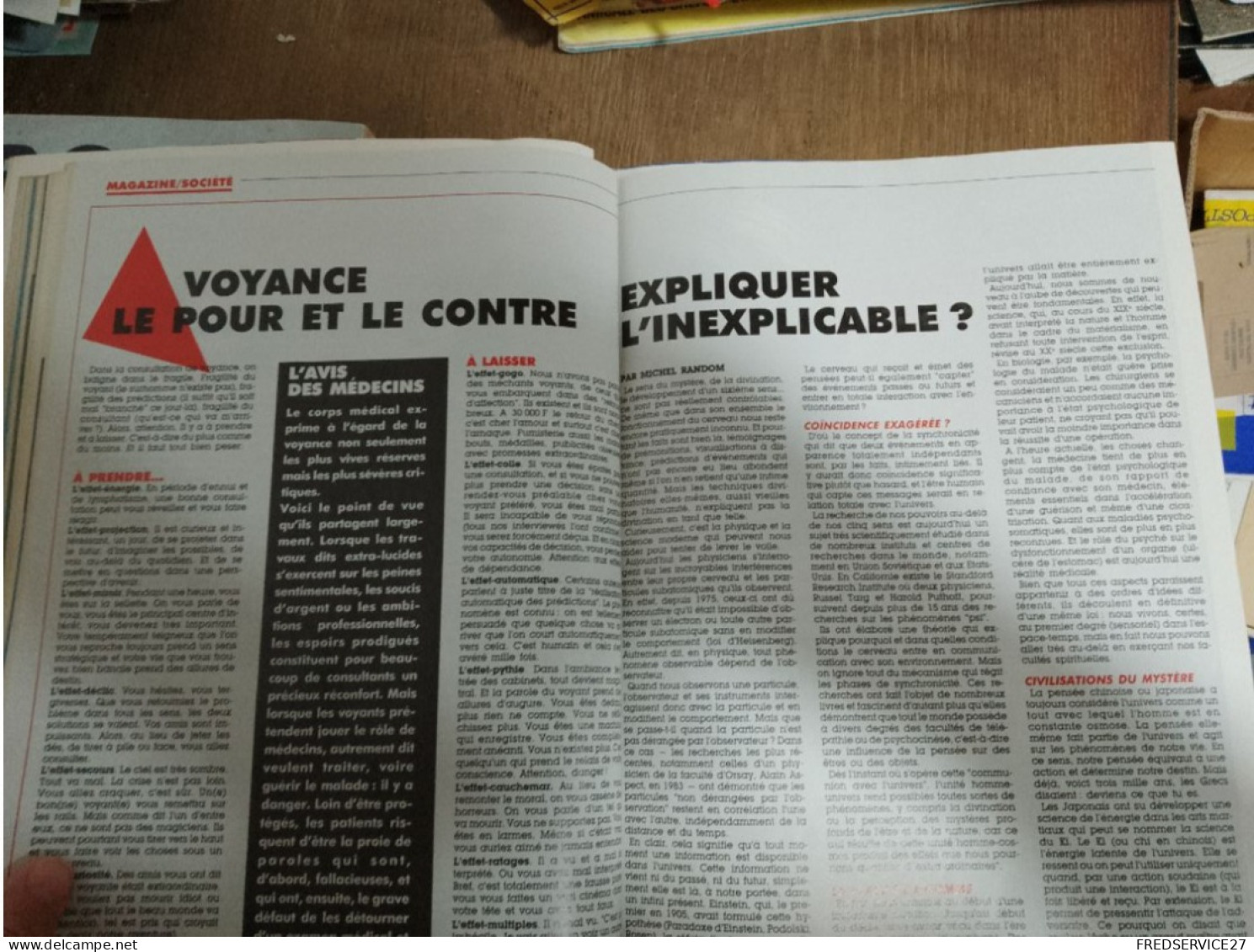 117 //  SANTE MAGAZINE / 1990 / BRONZER EN HIVER / CONTRACEPTION / RHUMATIMES  / AVEZ-VOUS UN SIXIEME SENS ? - Médecine & Santé