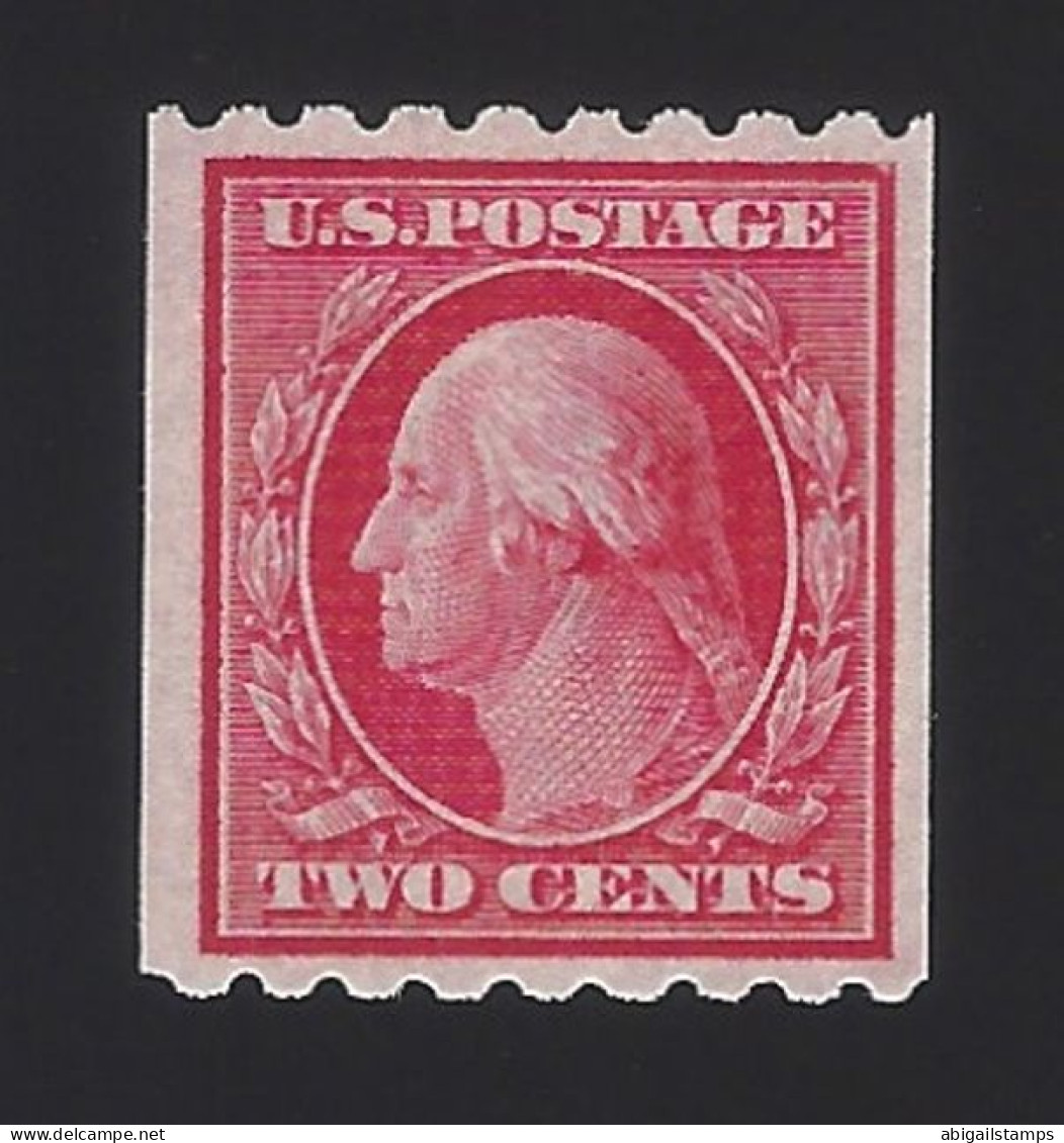 US #391 1910 Carmine Wmk 190 Perf 8.5 Horz MNH F-VF SCV $90 - Unused Stamps
