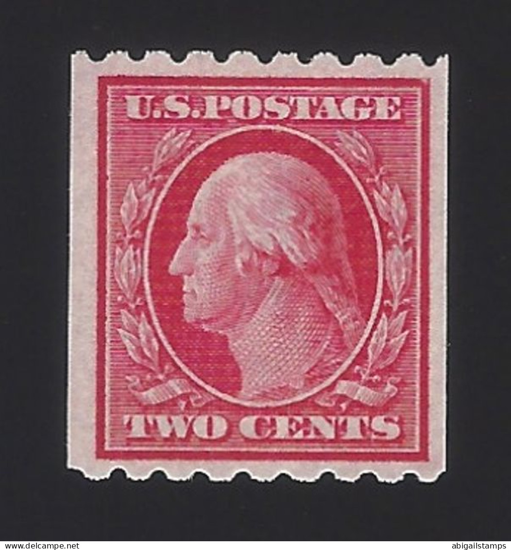 US #391 1910 Carmine Wmk 190 Perf 8.5 Horz MNH F-VF SCV $90 - Neufs