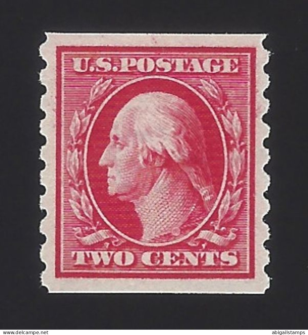 US #393 1910 Carmine Wmk 190 Perf 8.5 Vert MNH VF SCV $110 - Neufs