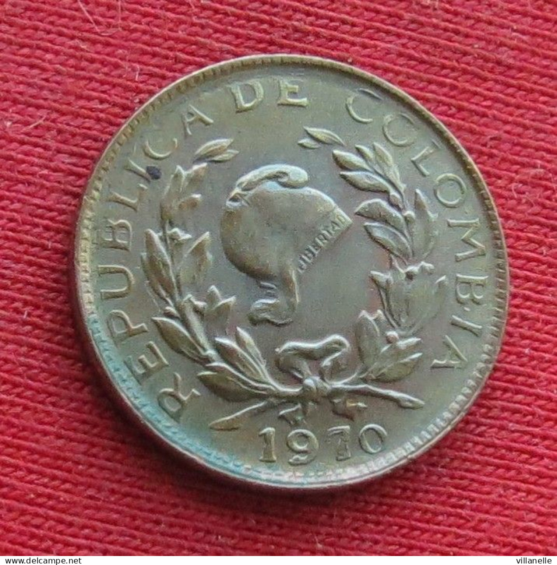 Colombia 1 Centavo 1970 KM# 205a Lt 855 *VT Colombie - Colombia