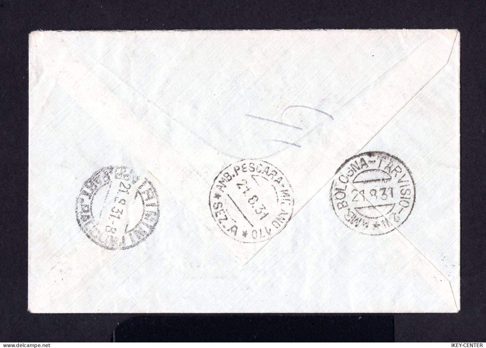 S4378-SAN MARINO-REGISTERED COVER SAN MARINO To MANTHAUSEN (austria).1931.WWII.ENVELOPPE Recommande SAINT MARIN - Brieven En Documenten