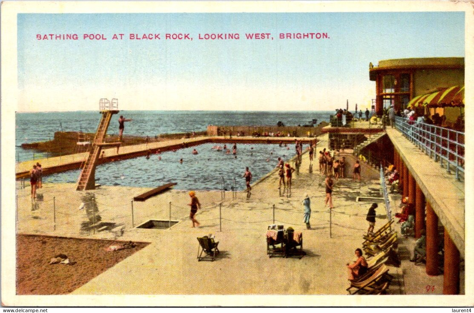 (3 R 26) VERY ODL - Bathing Pool In Brighton - Swimming