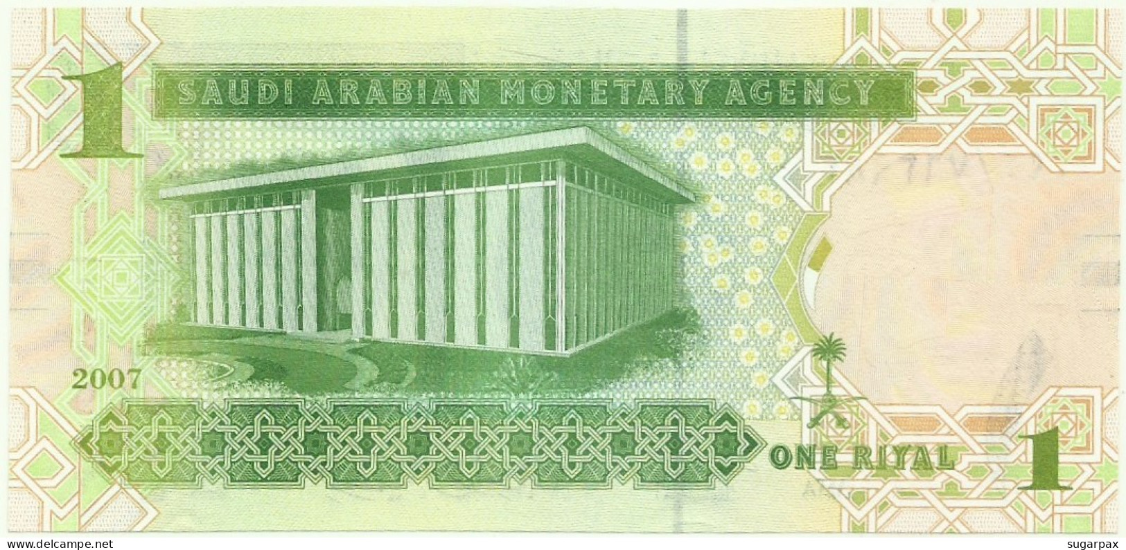 Saudi Arabia - 1 Riyal - 2007 / AH 1428 - Pick: 31.a - Unc. - Serie 020 - King Abdullah - Saudi-Arabien