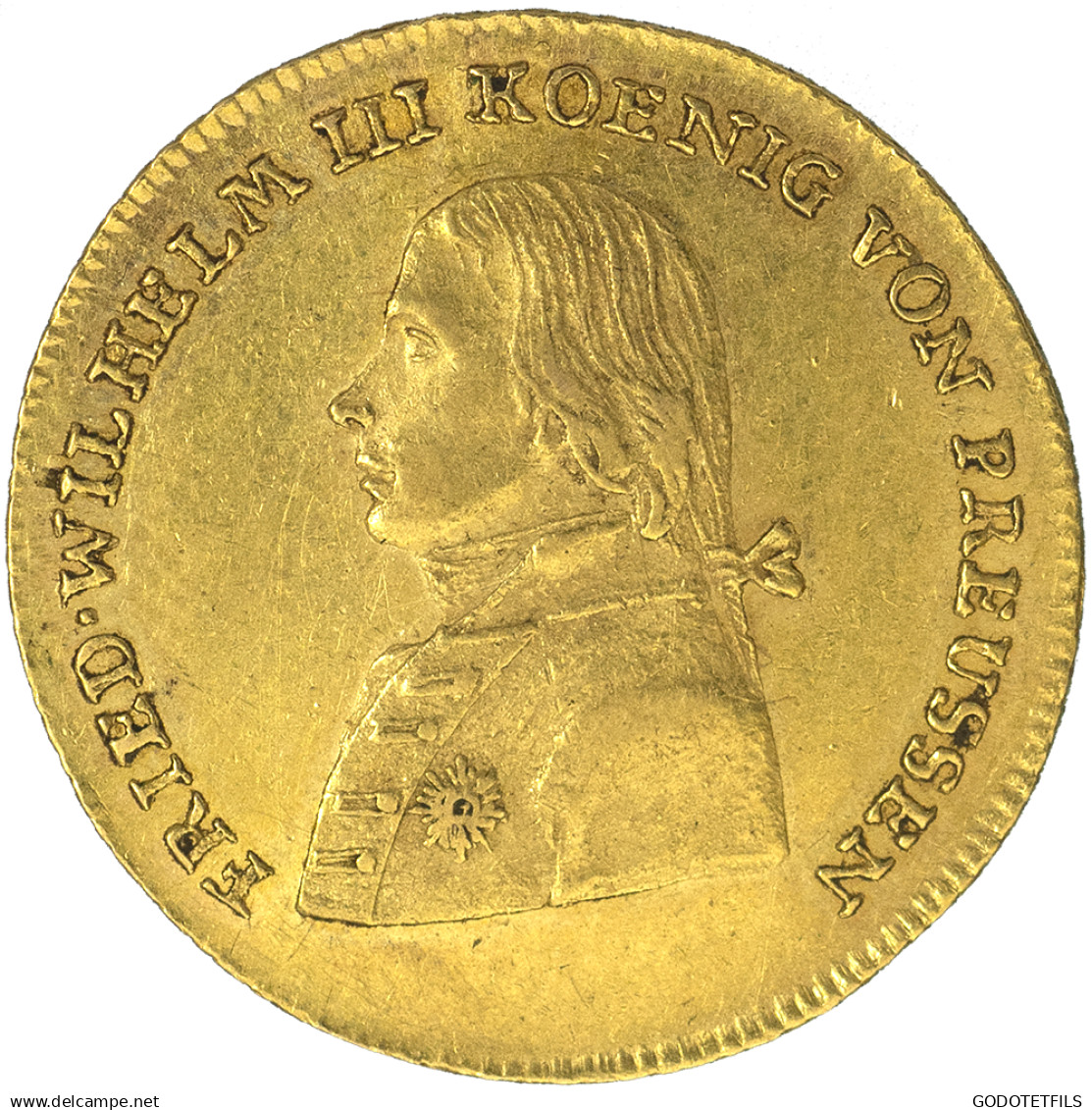 Royaume De Prusse-Friedrich DOr Wilhelm III 1798 Berlin - Gouden Munten