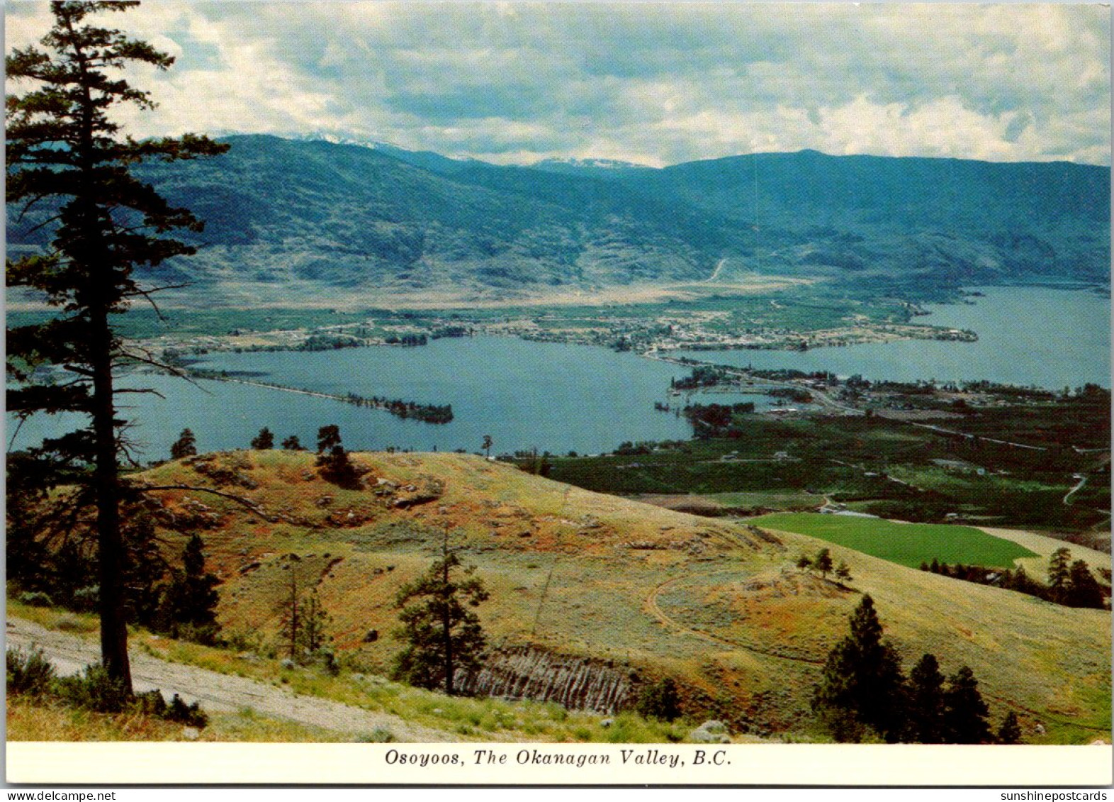 Canada British Columbia Osoyoos From Anarchist Mountain - Osoyoos