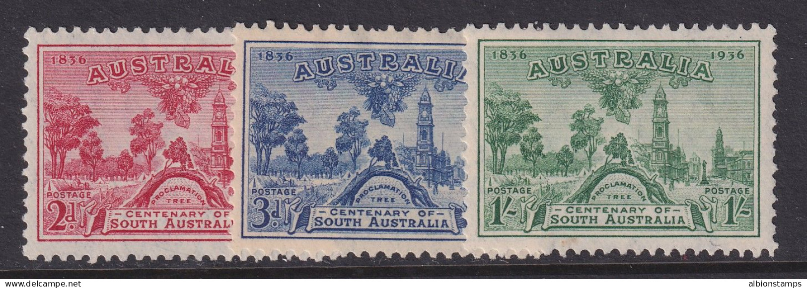 Australia, Scott 159-161 (SG 161-163), MLH - Mint Stamps
