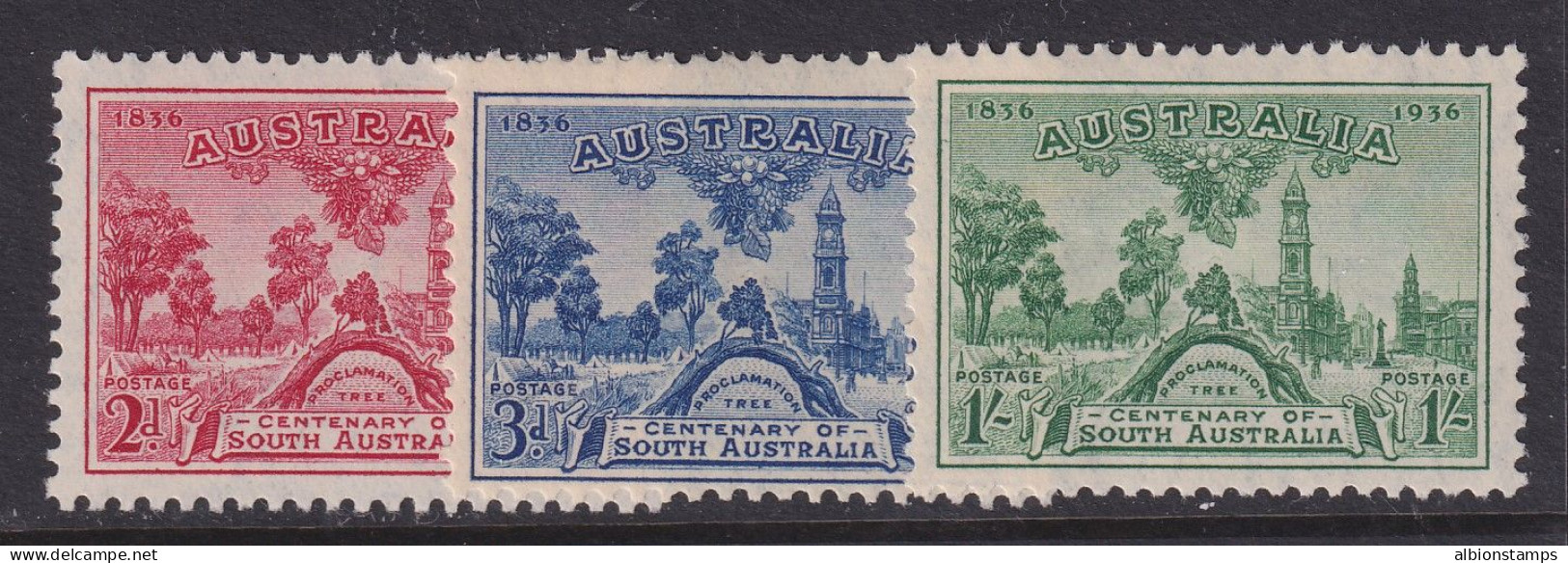 Australia, Scott 159-161 (SG 161-163), MLH - Mint Stamps