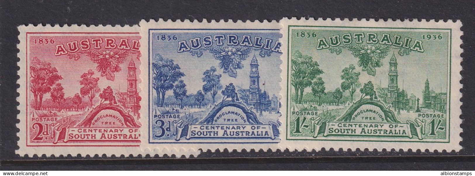 Australia, Scott 159-161 (SG 161-163), MHR - Nuevos